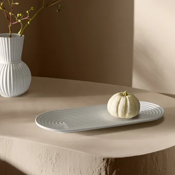 Lyngby Porcelæn - Lyngby Tura serving bowl oval, 34 x 14.5 cm