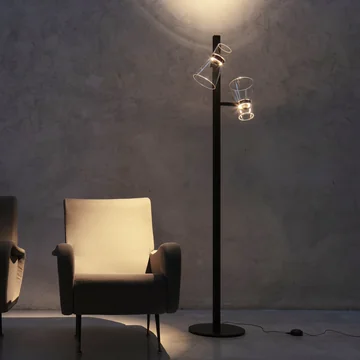 Flos - Nocturne Floor lamp F2 cone, black