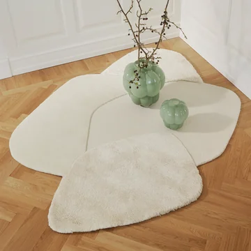 AYTM - " Mola " Rug, 140 x 195 cm, cream
