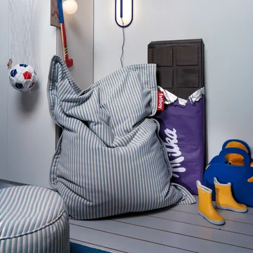 Fatboy - Original Slim Terry Beanbag, Blizzard Blue Cream