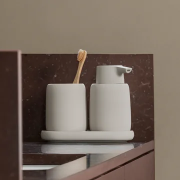 Blomus - " Sono " toothbrush cup, moonbeam