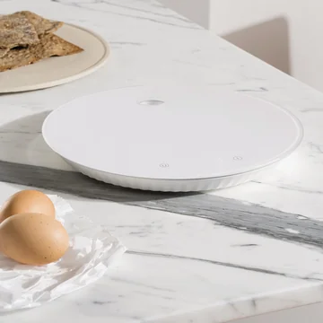 Alessi - Plissé Digital Kitchen Scale, White