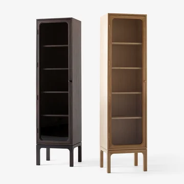 & Tradition - Trace Single Cabinet SC87, Dark Oak