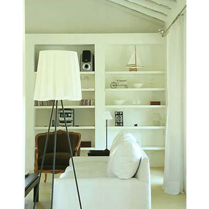 Rosy Angelis floor lamp by Flos in white living room