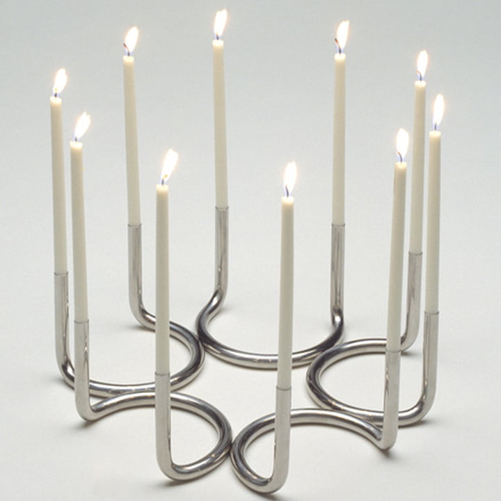 The Gemini candle holders from ArchitectMade in combination