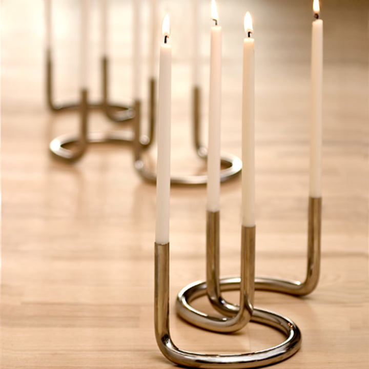 The Gemini candle holder by ArchitectMade offers many combination possibilities