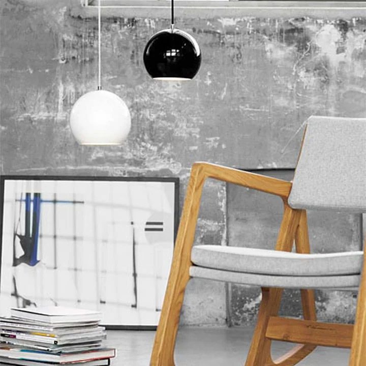 Topan Pendant lamp from & Tradition in white and black