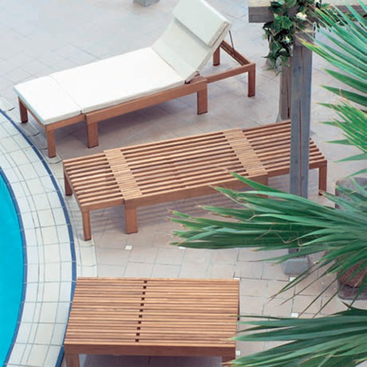 Multiple uses of the Skagerak Riviera Lounger