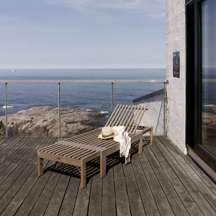 Multiple uses of the Skagerak Riviera Lounger