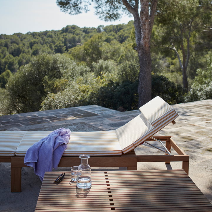 Stylish design with the Skagerak Riviera Lounger