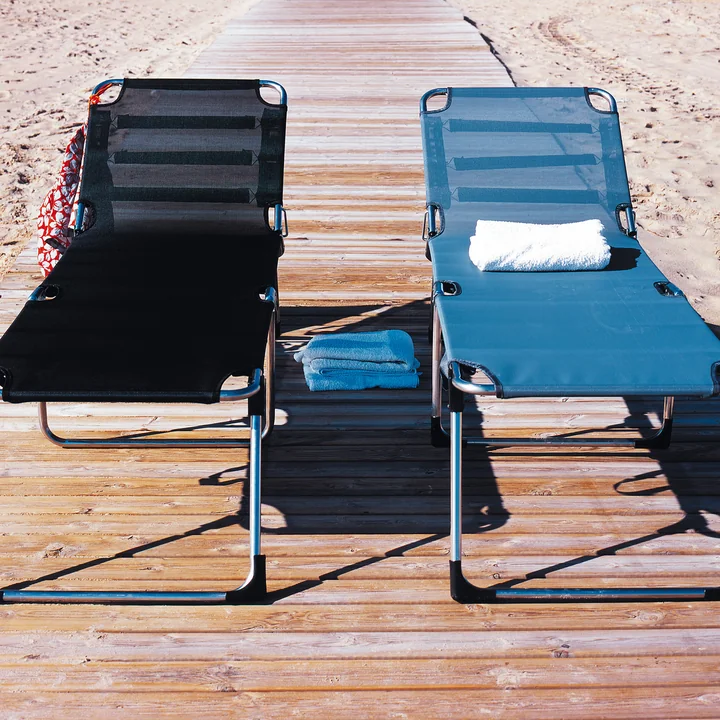 Amigo Fourty Alu lounger, Duo from Fiam