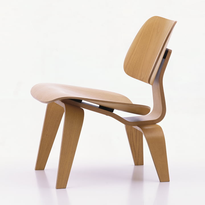 The Vitra - Plywood Group LCW chair in ash nature