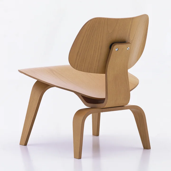 The Vitra - Plywood Group LCW chair in ash nature