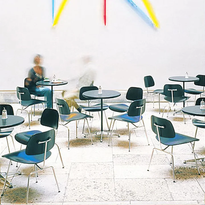 The Vitra DCM chair from the Plywood Group