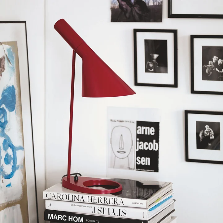AJ table lamp conical metal shade