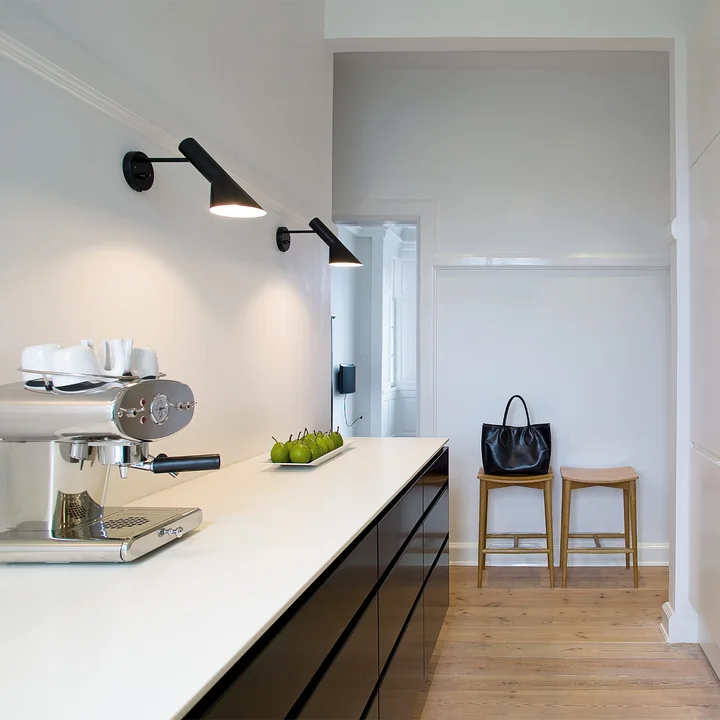 AJ Wall lamp from Louis Poulsen in black
