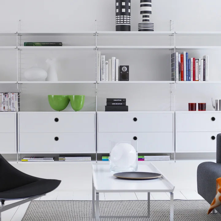 String Shelving system, white