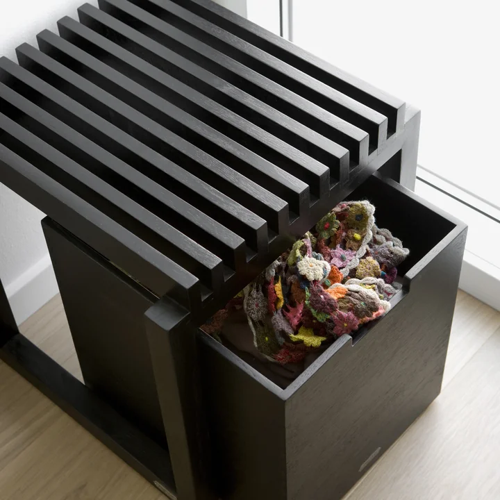 Cutter Box with Cutter Stool united