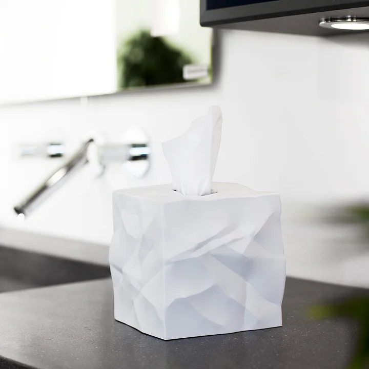 Wipy-Cube Cloth box from Essey in white