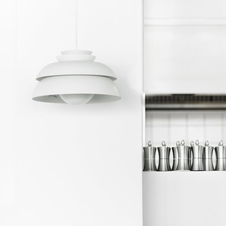 Design ambience in restaurant kitchens with the Fritz Hansen Concert Pendant light