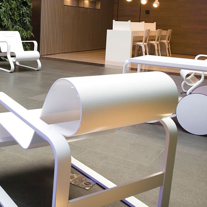 Artek interior furniture in white