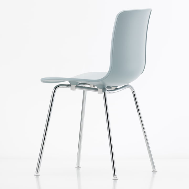 Hal Tube Chair from Vitra in white / chrome