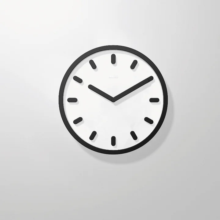 Tempo wall clock by Magis in black