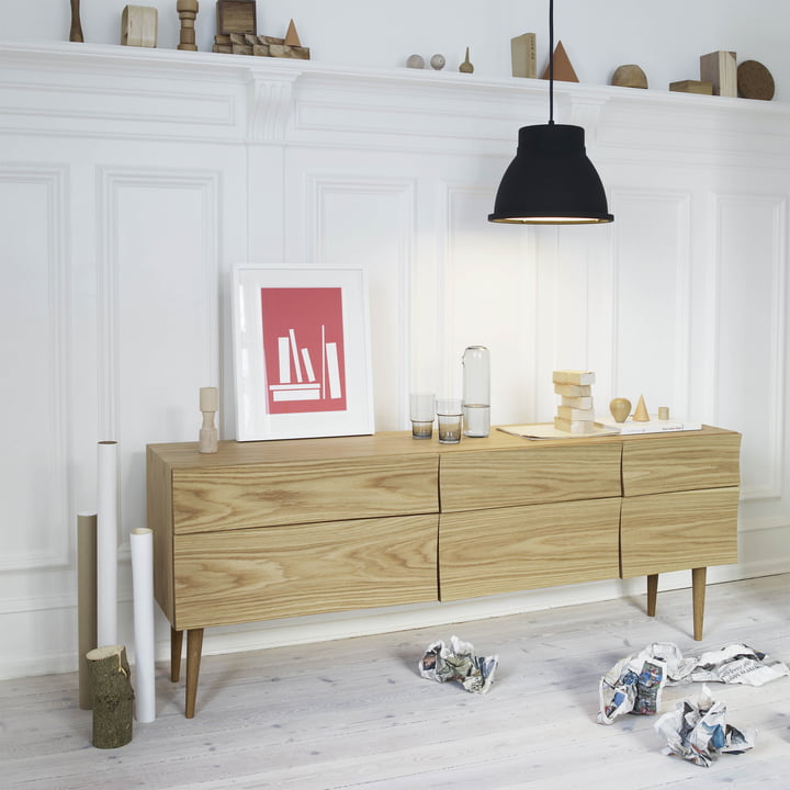 Studio Pendant Lamp and Reflect Sideboard from Muuto