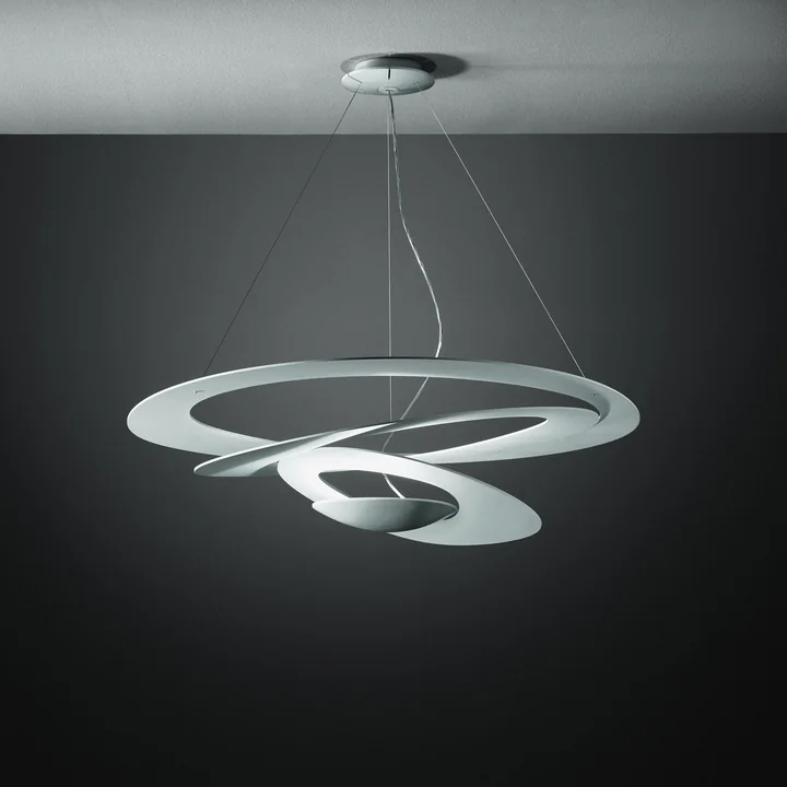 Artemide - Pirce Sospensione Halo pendant lamp with a Pirce Sospensione