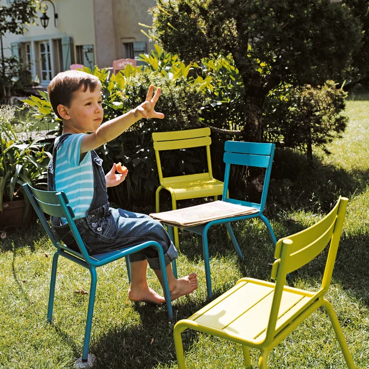 Luxembourg Kid Chair and bench from Fermob