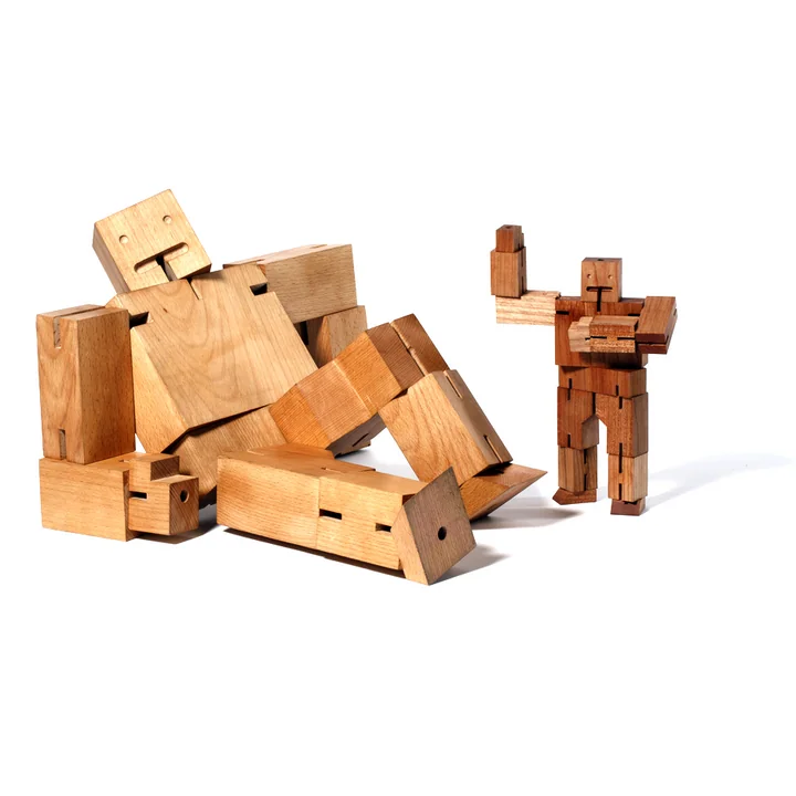 The Cubebot from Areaware turns into a robot