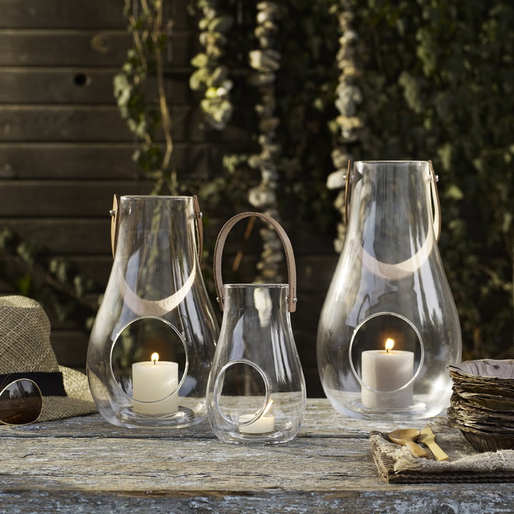 Design with light lantern from Holmegaard