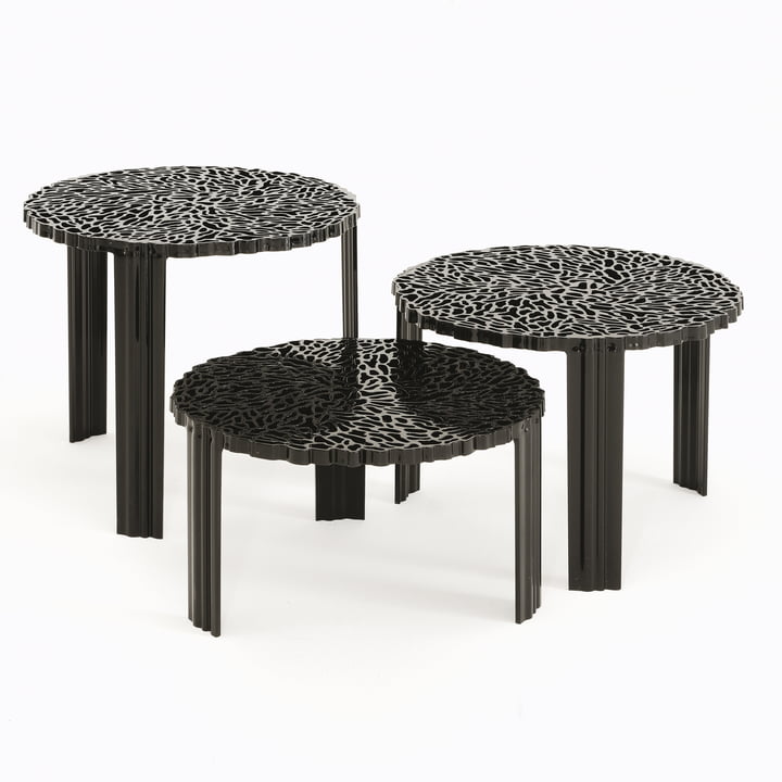 KARTELL - TAVOLINO H44 T-TABLE 8502/B4 CRISTALLO