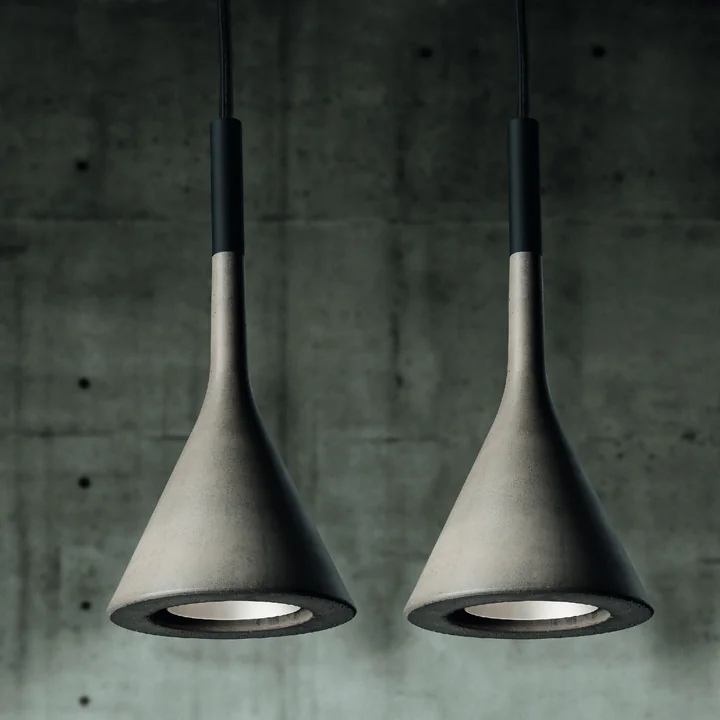 Foscarini - Aplomb Pendant light gray, duo side by side