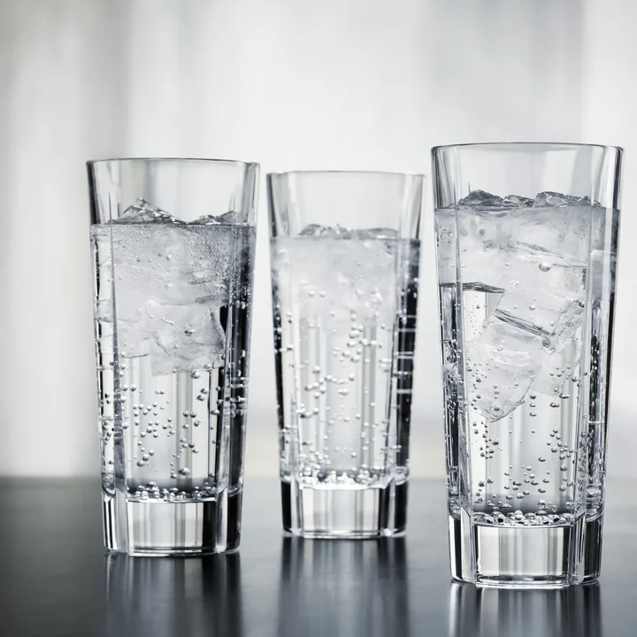 Elegant long drink glasses in Grand Cru design