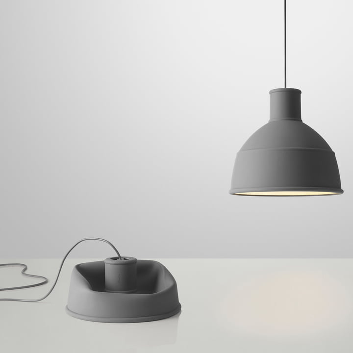 Unfold Pendant light from Muuto in gray