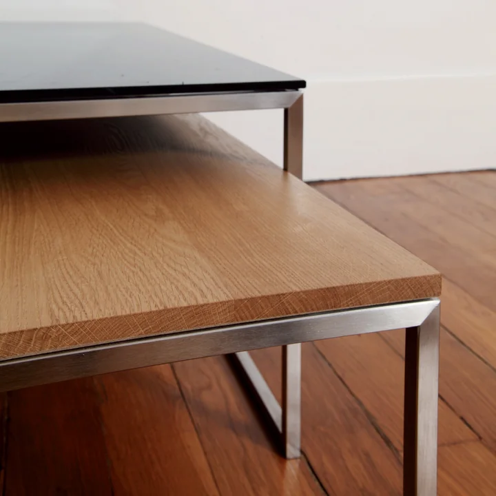 The Less coffee table from Hans Hansen in Bauhaus style