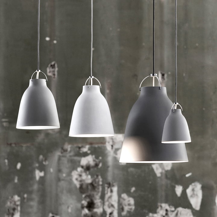 Diverse illumination with the Fritz Hansen Caravaggio pendant luminaires