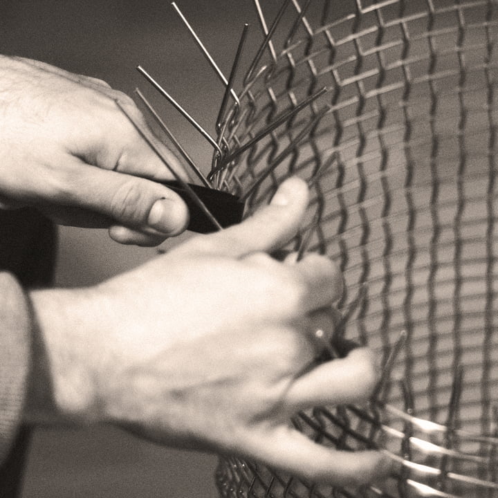 Hand-Woven Wire Baskets by Korbo