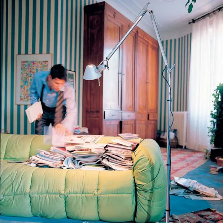 Artemide - Tolomeo Terra floor lamp, body aluminum, halogen lam