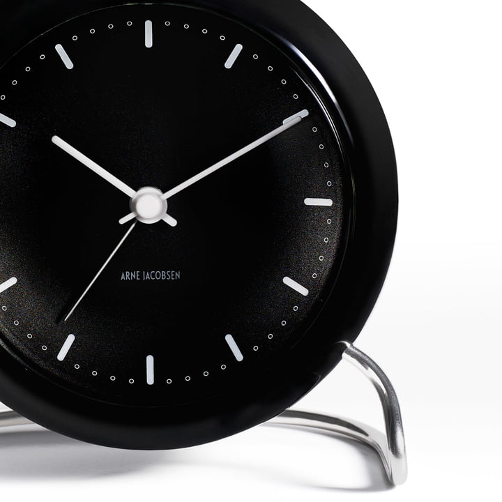 AJ City Hall Alarm clock from Rosendahl in black