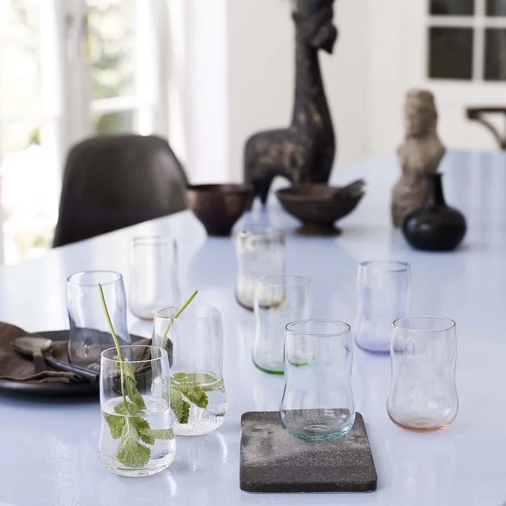 Elegant drinking glasses from Denmark