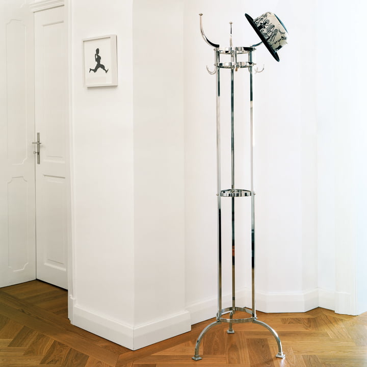 Iconic coat rack Nymphenburg in the hallway