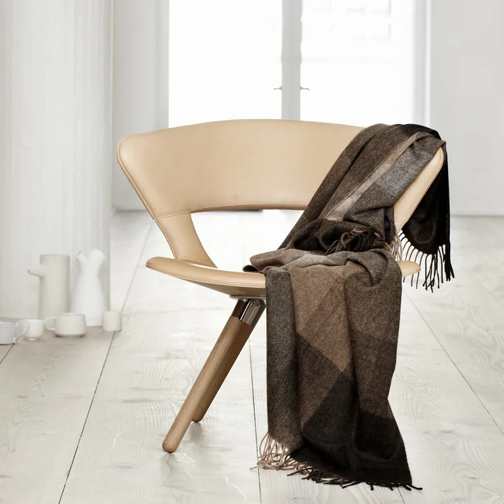 Inca blanket, brown by Elvang