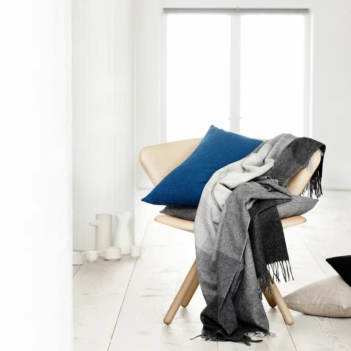 Inca ceiling, grey from Elvang above the chair