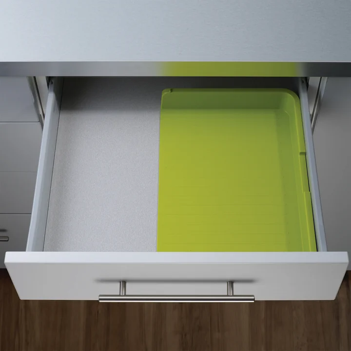 The pull-out drawer insert from Joseph Joseph brings order to the drawer