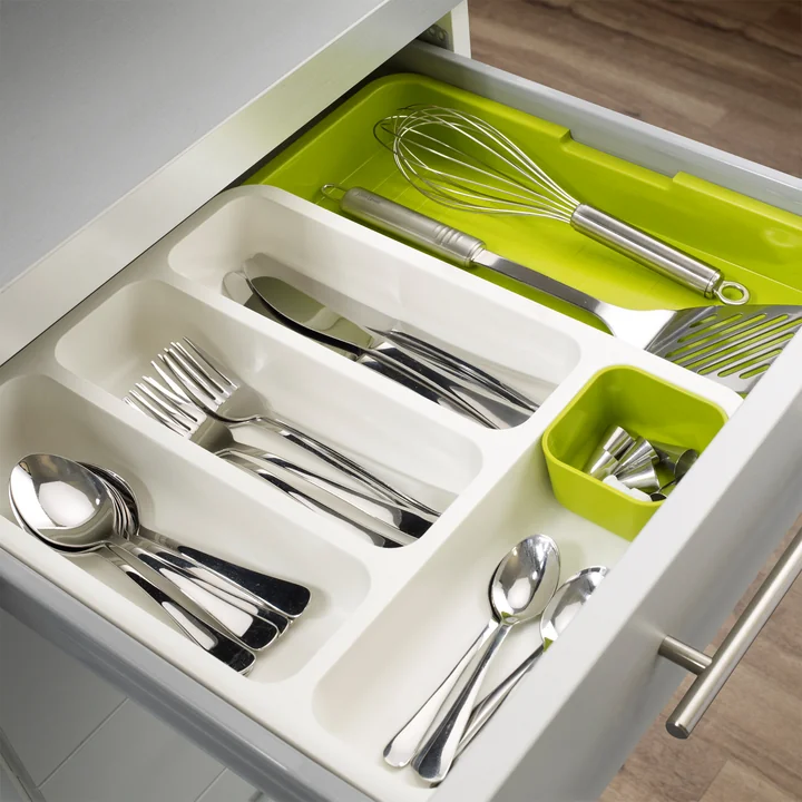 The pull-out drawer insert from Joseph Joseph with cutlery
