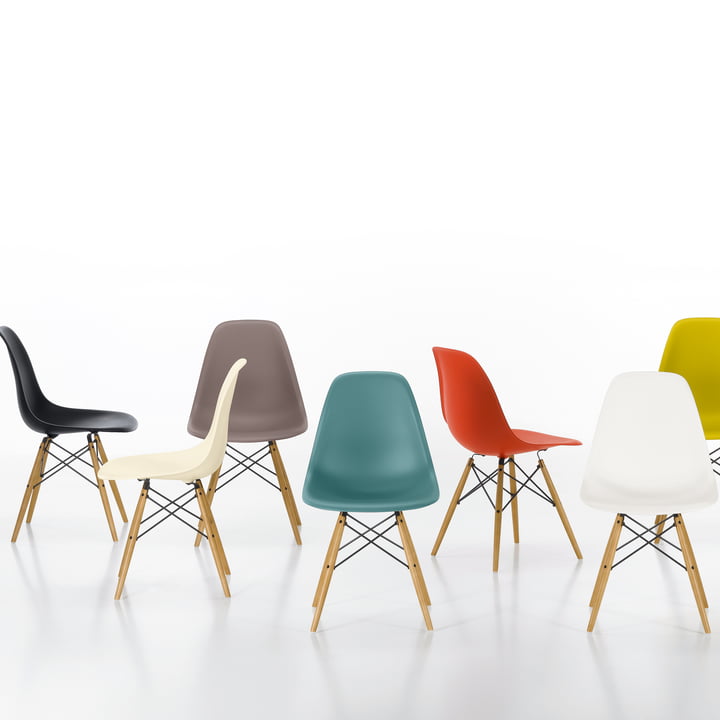 Vitra - Eames Plastic Side Chair DSW, different models