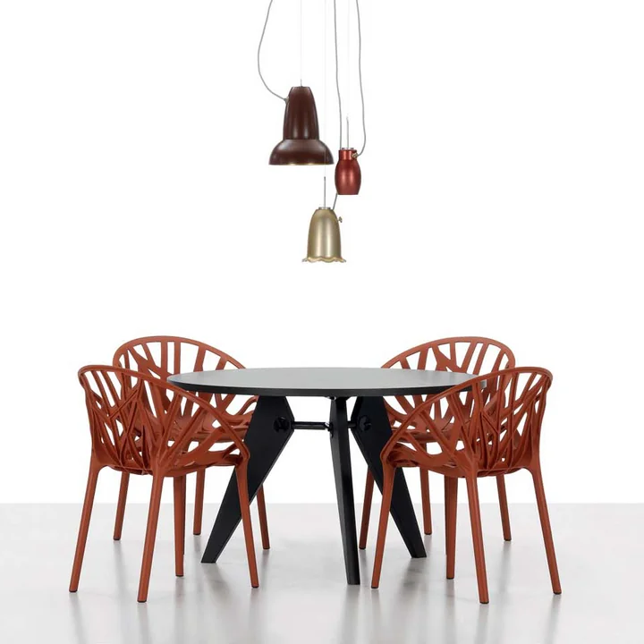 Vitra - Guéridon dining table, dark oak - Showroom