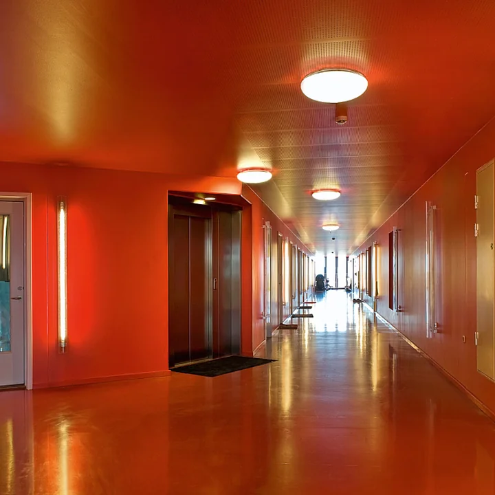 Silverback LED ceiling and wall lamp from Louis Poulsen